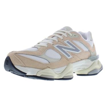 Imagem de New Balance Tênis masculino 9060, Rosa/branco/rosa, 10.5 Women/9 Men