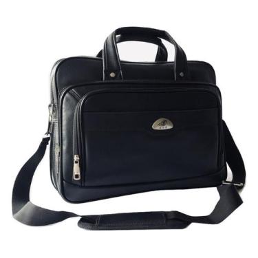Imagem de Pasta Mala Bolsa Executiva Masculina Trabalho Alça Mão Ombro Couro Res
