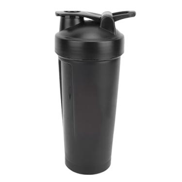 Imagem de Yinhing Garrafa de 600ML Com Batedor de Arame Integrado e Escalas de Medição Misturador de Proteína de Aço Inoxidável Premium para Esportes Fitness Atividades Ao Ar Livre Design de Uso Em Academia