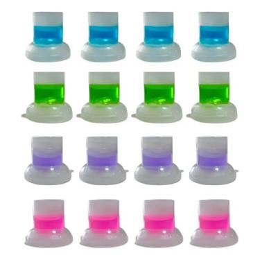 Imagem de Desodorizador De Vaso Sanitario Gel Adesivo Limpa Aplicador Unico 6g Kit 10 Unidades Primepel