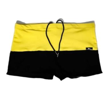 Imagem de SUNGA ADULTO BOXER AMARELO E PRETO-Masculino