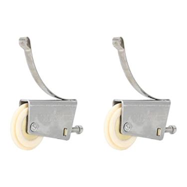 Imagem de 2 Conjunto de Roda Deslizamento Porta Armário Aço Inoxidável com Superior Núcleo Cobre Câmera Suave Silenciosa Resistent