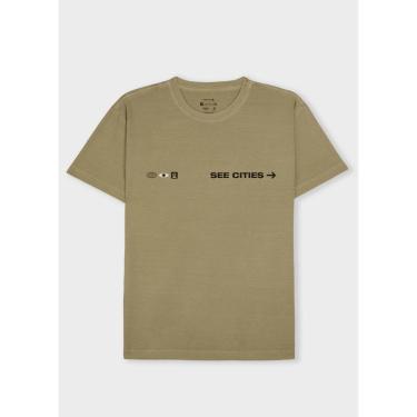 Imagem de T-shirt stone see cities as ecósystems OSKLEN-Masculino