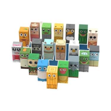 Imagem de Blocos De Construção Magnéticos Italiano Brainrot Tung Tung Sahur Figu