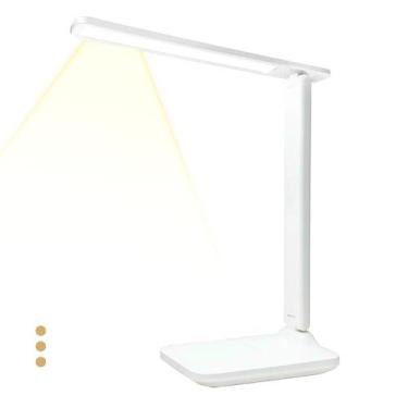 Imagem de Abajur Luminária Articulada Usb Luz Branca Recarregável Estudo - LELON