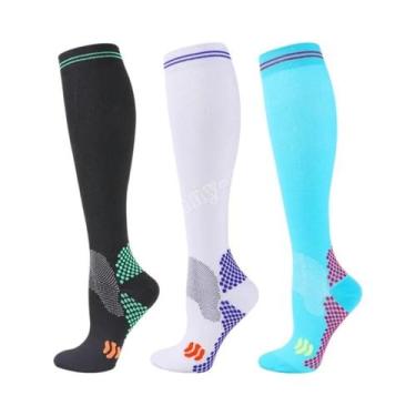 Imagem de Meias De Compressão Para Homens E Mulheres 20-30 Mmhg Para Corrida, Ci