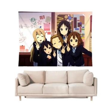 Imagem de Tapeçaria Kawaii Anime: Decoração Divertida Para Sala De Estar E Sala 