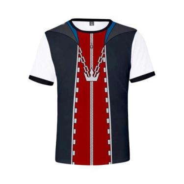 Imagem de Camiseta Masculina, Feminina, Infantil, Kingdom Hearts, Estampada Em 3
