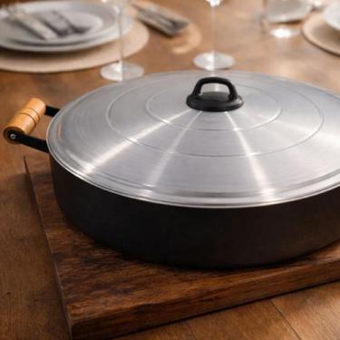Imagem de Disco Entrevero Lareira Churrasco Panela Grande Cozinha 50cm Tacho Fer