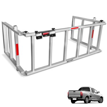 Imagem de Extensor de Caçamba Montana 2003 a 2010 Rampa Prata