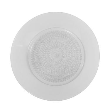 Imagem de Prato Raso De Vidro Acquamarine Transparente 22,5cm Class Home