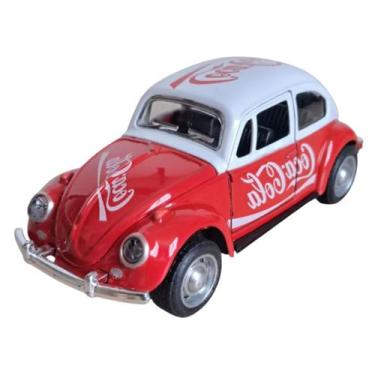 Imagem de Carrinho em Miniatura Fusca de Fricção Metal Colecionável - Dexin, Coc