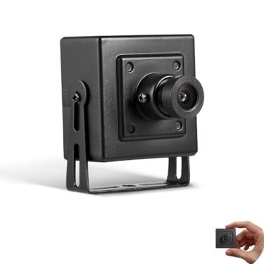 Imagem de REVODATA Mini câmera IP POE de segurança interna de 5 MP, microfone embutido, câmera de áudio, lente de 3,6 mm, visualização remota de 80° P2P, vídeo CCTV, mini câmera H.265, detecção de movimento