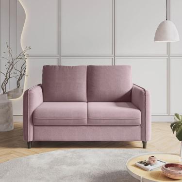 Imagem de Sofá 2 Lugares em Veludo Orquídea Cabecasa Madeiramadeira