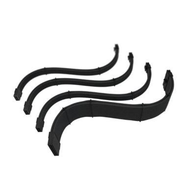 Imagem de Cabos Sleeved Rise Mode Full Black, Preto - RM-SL-FB-Unissex