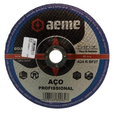 Imagem de Disco de Desbaste para Aço Aeme  9" x1/4x7/8 * 10789