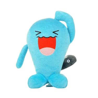 Imagem de Brinquedo de pelúcia fofo de pelúcia azul de desenho animado de 25 cm