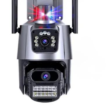 Imagem de Câmera IP 4K Com Lente Dupla E Sistema De Alerta Luminoso - GBG STORE