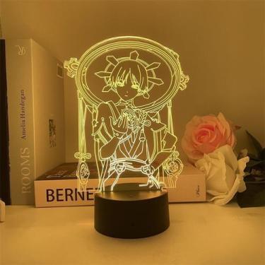 Imagem de Luz noturna LED 3D Plants Zombies Wanderers que mudam de cor - yiweisa