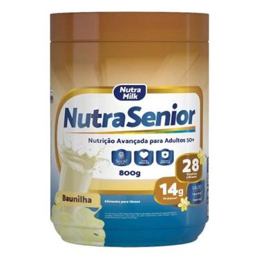 Imagem de Nutra Senior Suplemento Nutricional 800g Baunilha Vitaminas E Minerais