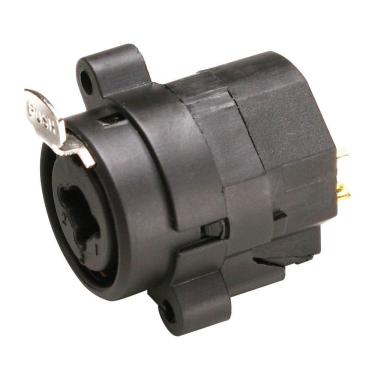 Imagem de Conector Xlr Combo Santo Angelo Para Xlr E P10 Preto