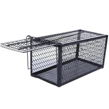 Imagem de Ratoeira Armadilha Pega Rato Gaiola Grande Com Mola Roedores Captura Eficiente Para Controle De Pragas Em Ambientes Internos E Externos Com Design Seguro E Reutilizável Para Pequenos Roedores