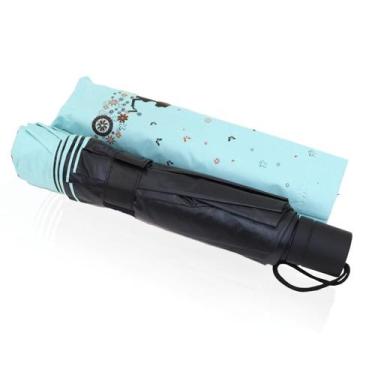 Imagem de Guarda chuva Reforçado com Proteção Solar Grande Amplitude Tecido Resi