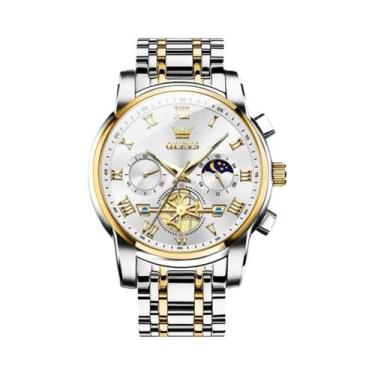 Imagem de Relógio De Pulso Masculino De Luxo À Prova D'água Com Cronógrafo Lumin