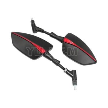 Imagem de Espelho Retrovisor Universal Para Motocicleta 8/10mm De Alta Qualidade