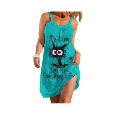 Imagem de Vestido Casual De Verão Feminino Em A, Estilo Solto, Tendência Y2K, Ro