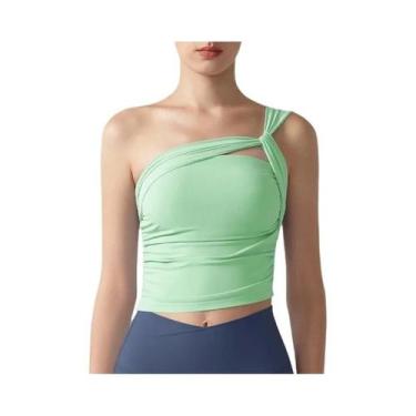 Imagem de Sutiã Esportivo Feminino Longline Slim Fit Com Costas Nadador E Bojo F