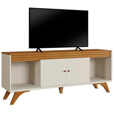 Imagem de Rack Sevilha 2 Portas para Tv Até 65 Polegadas Mavaular Cor Off White 