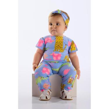 Imagem de Macacão e Laço em Cotton para Bebê Up Baby-Feminino