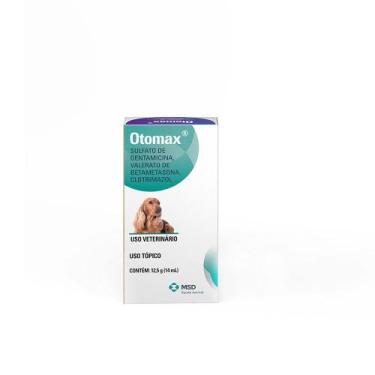 Imagem de Pomada MSD Otológica Otomax para Cães - 12,5g