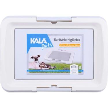 Imagem de Sanitário Canino para Tapetes higiênicos Branco 34x47cm Kala