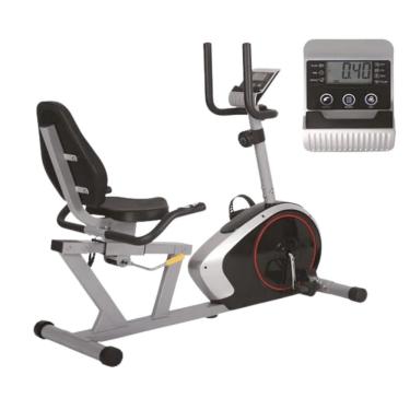 Imagem de Bicicleta Ergométrica Horizontal Magnética Flywheel 5kg