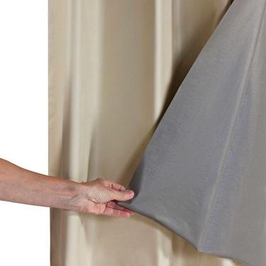 Imagem de Cortina Blecaute Sala Quarto Banheiro Escritório 1,10m X 1,30m Bege