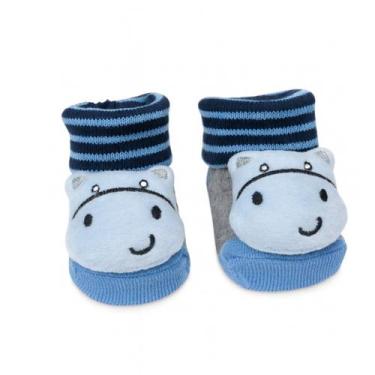 Imagem de Meia Antiderrapante para Bebê 0 a 12 Meses 3d Bichinhos - Plin Baby, H