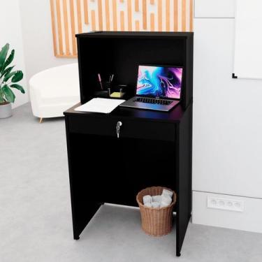 Imagem de Balcão Caixa Atendimento Comercial Recepção Consultório 60cm - Netmobi