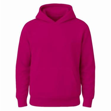 Imagem de Moletom Canguru Pink Adulto 3 Cabos Peluciado - Conforto e Estilo - Su