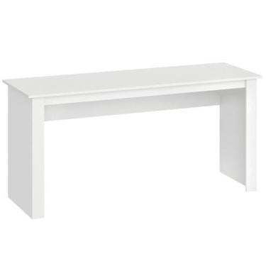 Imagem de Mesa Escrivaninha de Escritório 1,60m Badesh Office Cor Branco - Felli