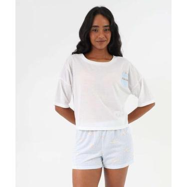 Imagem de Pijama Feminino Cinnamorol Manga Curta Sanrio Off Whit-74032, Off whit