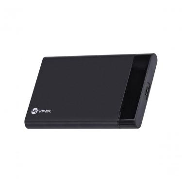 Imagem de Case Externo para SSD-HDD 2.5" CH25-C31 USB 3.1 TYPE-C Até 10 GBPS Alumínio Preto Vinik