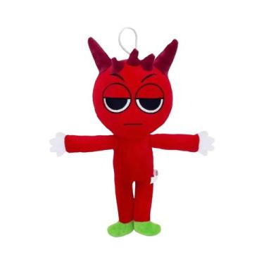 Imagem de Brinquedos De Pelúcia Para Crianças, Boneca Sprunki, Almofada De Jogo,