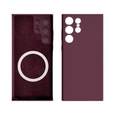 Imagem de Capa Magnética De Silicone Líquido Para Carregamento Sem Fio Magsafe P