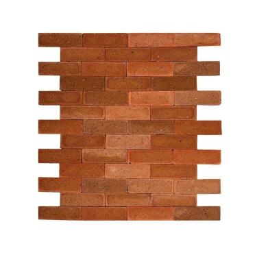 Imagem de Revestimento Cerâmica Natural - Tijolinho Arancia 7x22cm Laranja