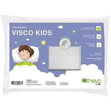Imagem de Travesseiro Infantil Visco Kids Theva 30x40