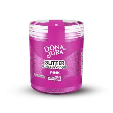 Imagem de Glitter Para Decoração Pink 5g Dona Jura