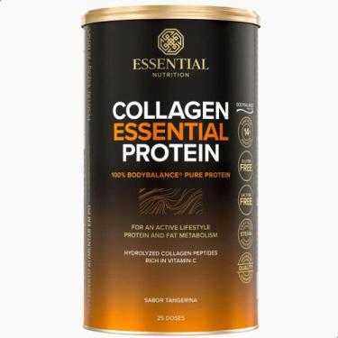 Imagem de Collagen Protein 30 Doses Lata 457,5g Essential Nutrition, Tangerina