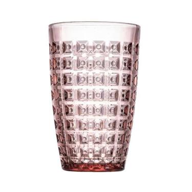Imagem de Jogo de 6 copos para agua e suco Chevalier em vidro 355ml roxo -L Herm